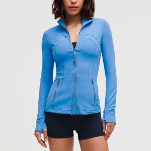 Lululemon Define Jacket *Nulu - Pool Party/Mirror Silver - W's Size 0 - LW4CFOS